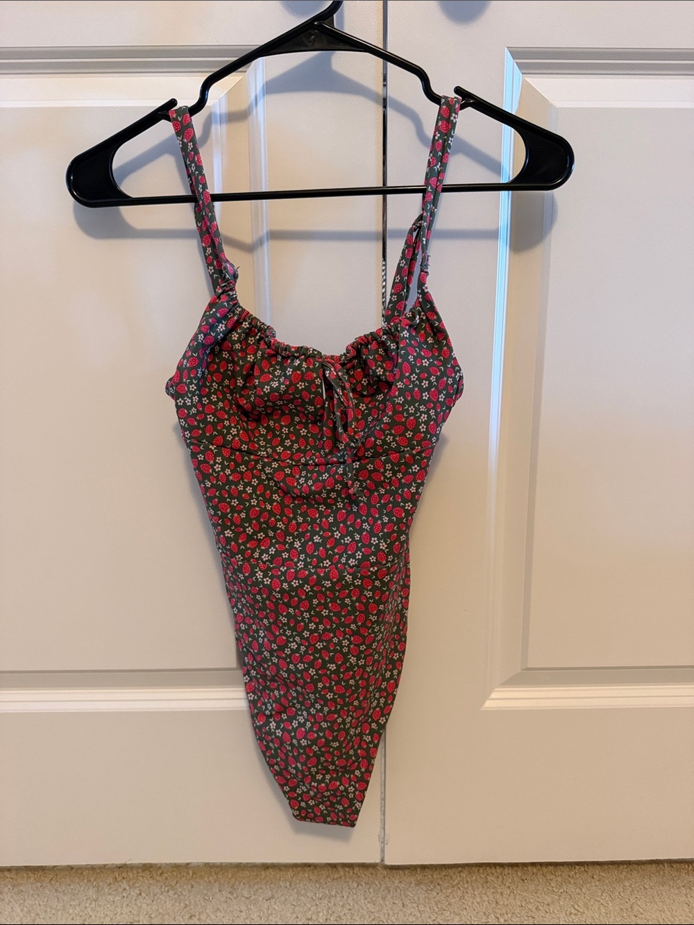 Kulani Kinis Red Floral One-Piece Swimsuit